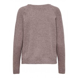 ONLY Lesly Kings L/S Strik Pullover - Rose Brown