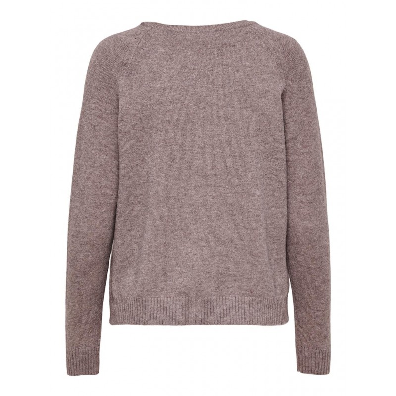 ONLY Lesly Kings L/S Strik Pullover - Rose Brown