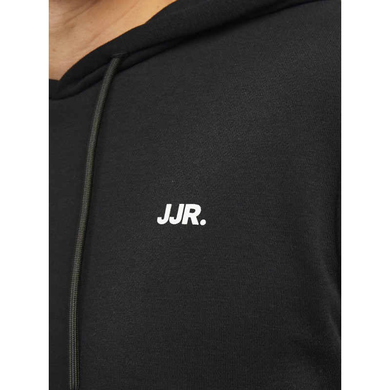 JJ Rebel Logo Hoodie - Sort