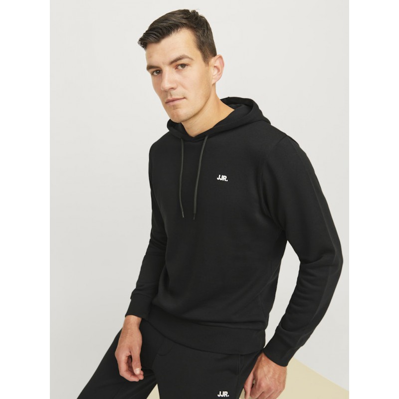 JJ Rebel Logo Hoodie - Sort