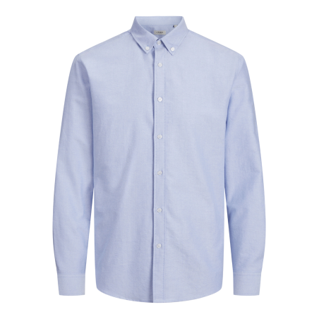 JACK & JONES Jreboscar Shirt Langærmet - Cashmere Blue
