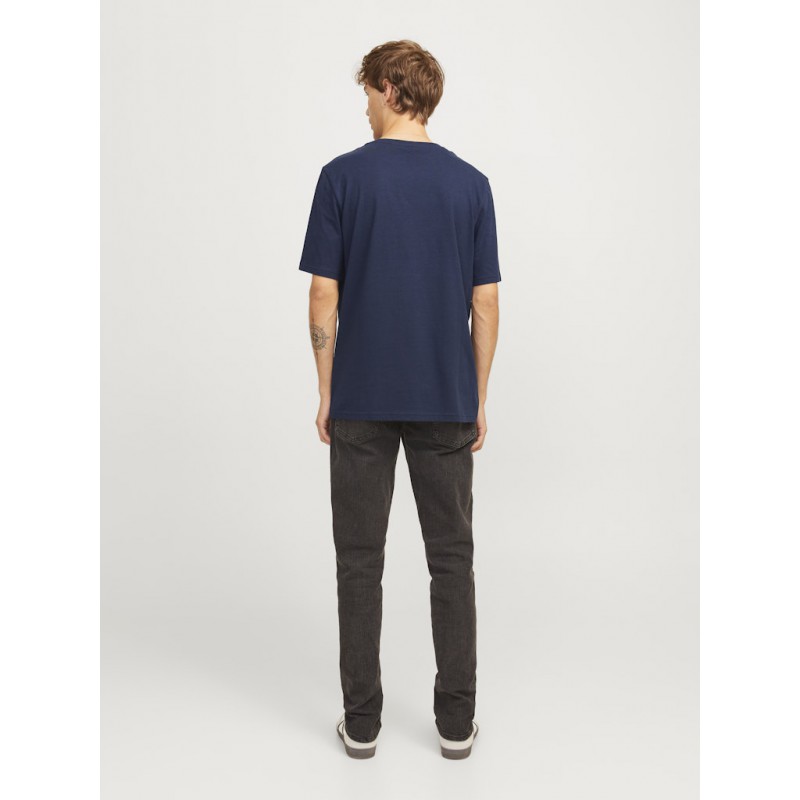 JJ Rebel Casper Crew Neck T-shirt - Sky Captain