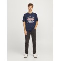 JJ Rebel Casper Crew Neck T-shirt - Sky Captain