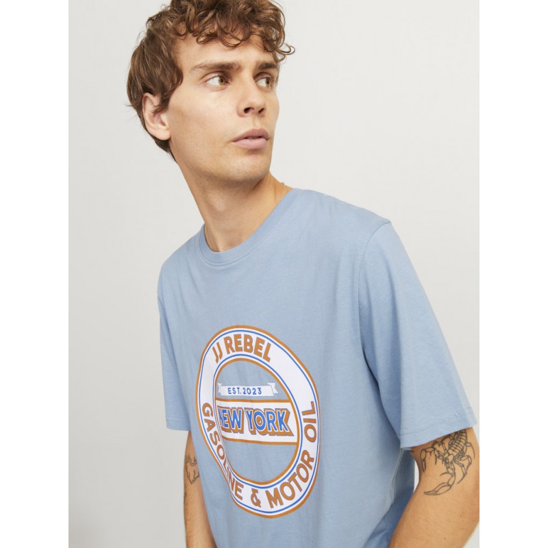 JJ Rebel Casper Crew Neck T-shirt - Mountain Spring