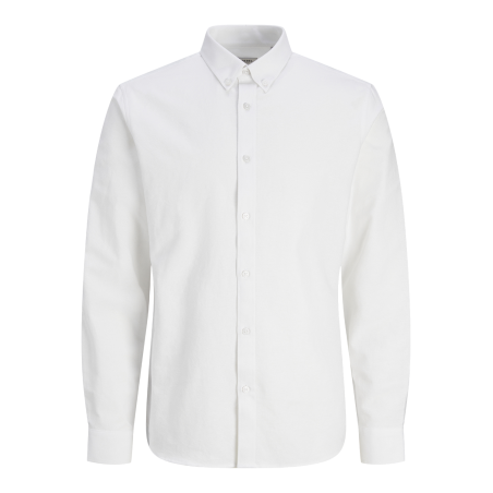 JACK & JONES Jreboscar Shirt Langærmet - Hvid