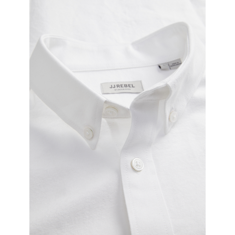 JACK & JONES Jreboscar Shirt Langærmet - Hvid