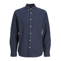 JACK & JONES Jreboscar Shirt Langærmet - Navy Blazer