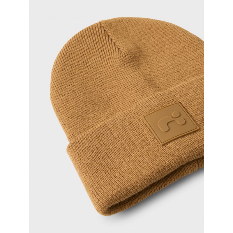 NAME IT Kids Malik Strik Beanie - Brown Sugar