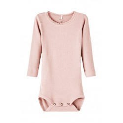 NAME IT langærmet bodystocking | Økologisk Bomuld | Shop trygt her!