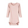 NAME IT Baby Kab L/S Bodystocking - Sepia Rose