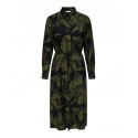 JDY Liza Midi Skjorte Kjole - Winter Moss