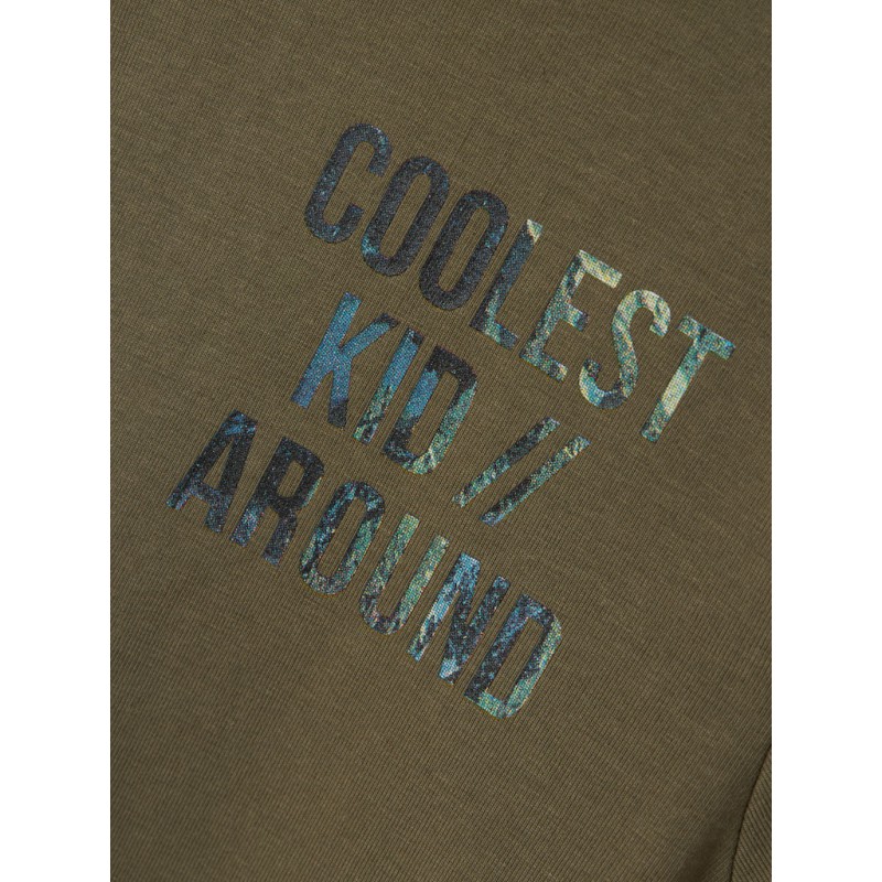 NAME IT Mini Ojver Regular L/S Top - Tea Leaf