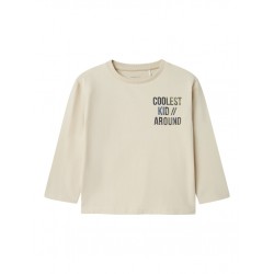 NAME IT Mini Ojver Regular L/S Top - Summer Sand