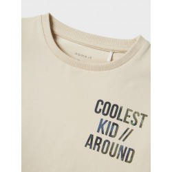 NAME IT Mini Ojver Regular L/S Top - Summer Sand