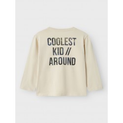 NAME IT Mini Ojver Regular L/S Top - Summer Sand