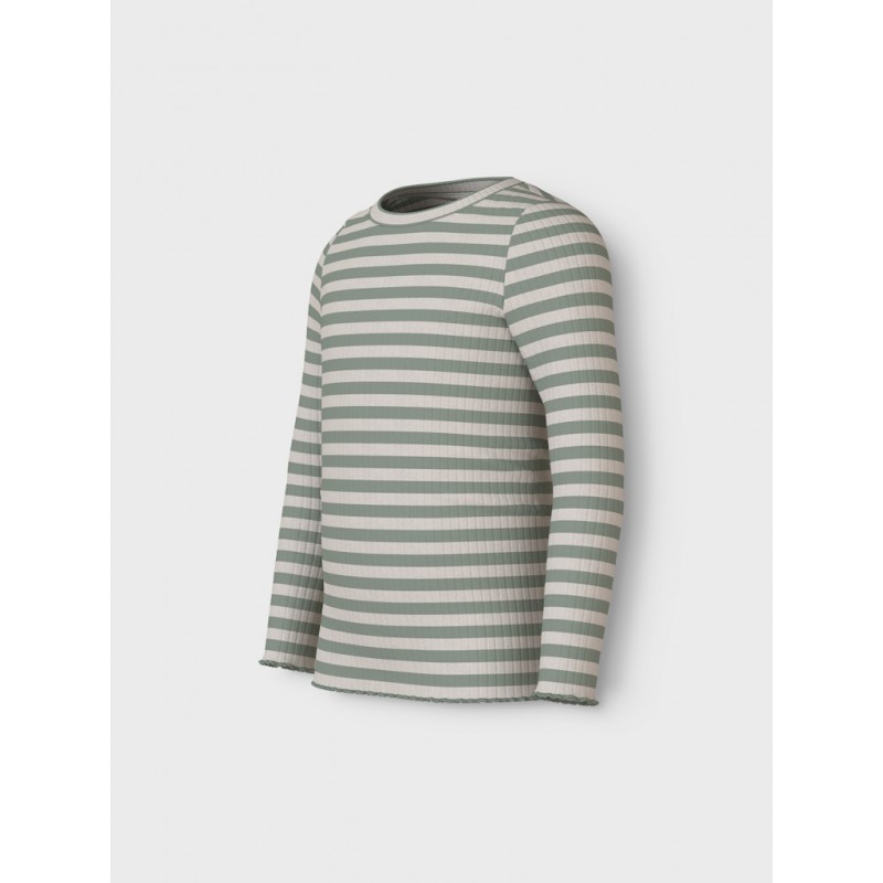 NAME IT Mini Vemma L/S Slim Bluse - Lily Pad