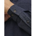 JACK & JONES Klassisk Melange Skjorte - Navy Blazer