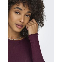 ONLY Carlotta L/S Bluse - Winetasting