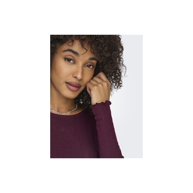 ONLY Carlotta L/S Bluse - Winetasting