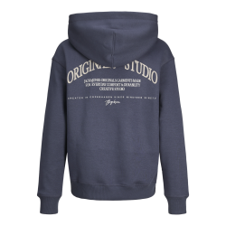 JACK & JONES JUNIOR Jorfrederiksberg Margate Sweat Ho Bf Junior - Nightshadow Blue
