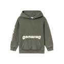 NAME IT Nkmosivas Langærmet Nreg Sweat Wh Bru - Tea Leaf