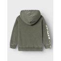 NAME IT Nkmosivas Langærmet Nreg Sweat Wh Bru - Tea Leaf