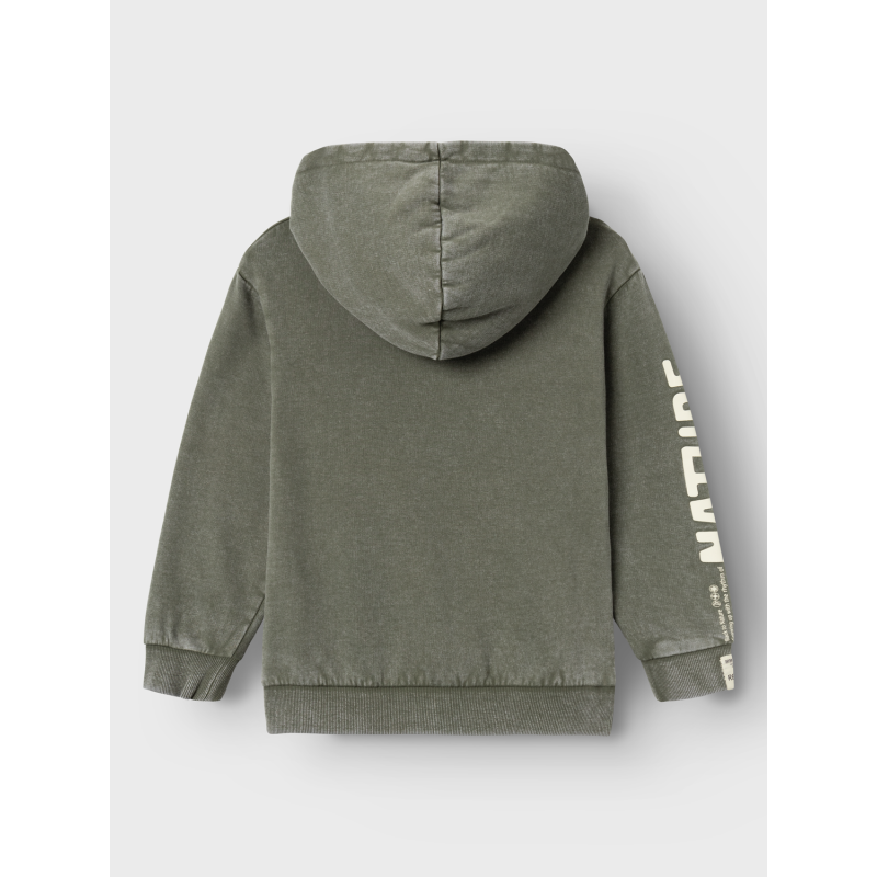 NAME IT Nkmosivas Langærmet Nreg Sweat Wh Bru - Tea Leaf