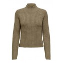 JDY Justy Slit Pullover - Malt Ball