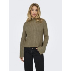 JDY Justy Slit Pullover - Malt Ball