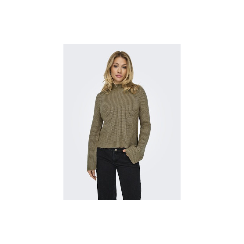 JDY Justy Slit Pullover - Malt Ball