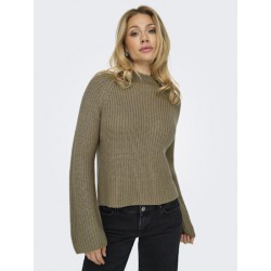 JDY Justy Slit Pullover - Malt Ball