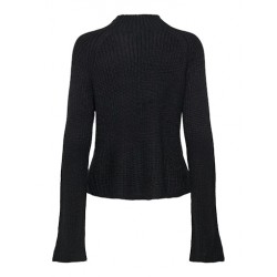 JDY Justy Slit Pullover - Sort