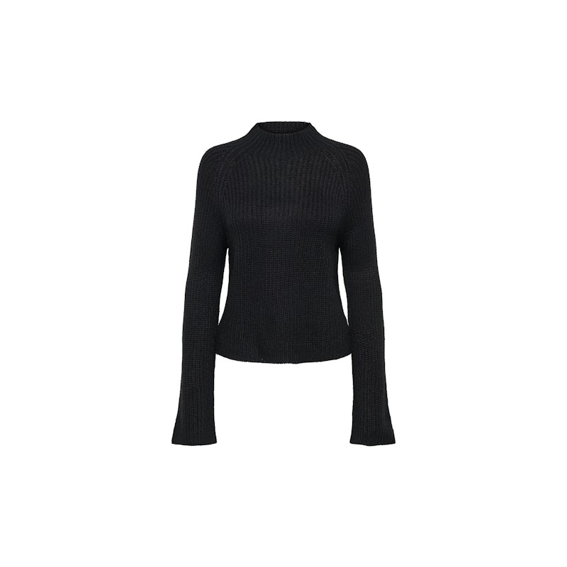 JDY Justy Slit Pullover - Sort