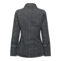 ONLY Nara L/S Denim Skjorte - Washed Black