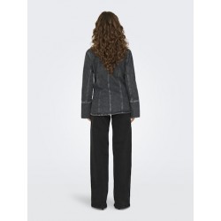 ONLY Nara L/S Denim Skjorte - Washed Black