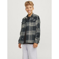 JACK & JONES Junior Vesterbro Ternet Oversize Overskjorte - Forest River