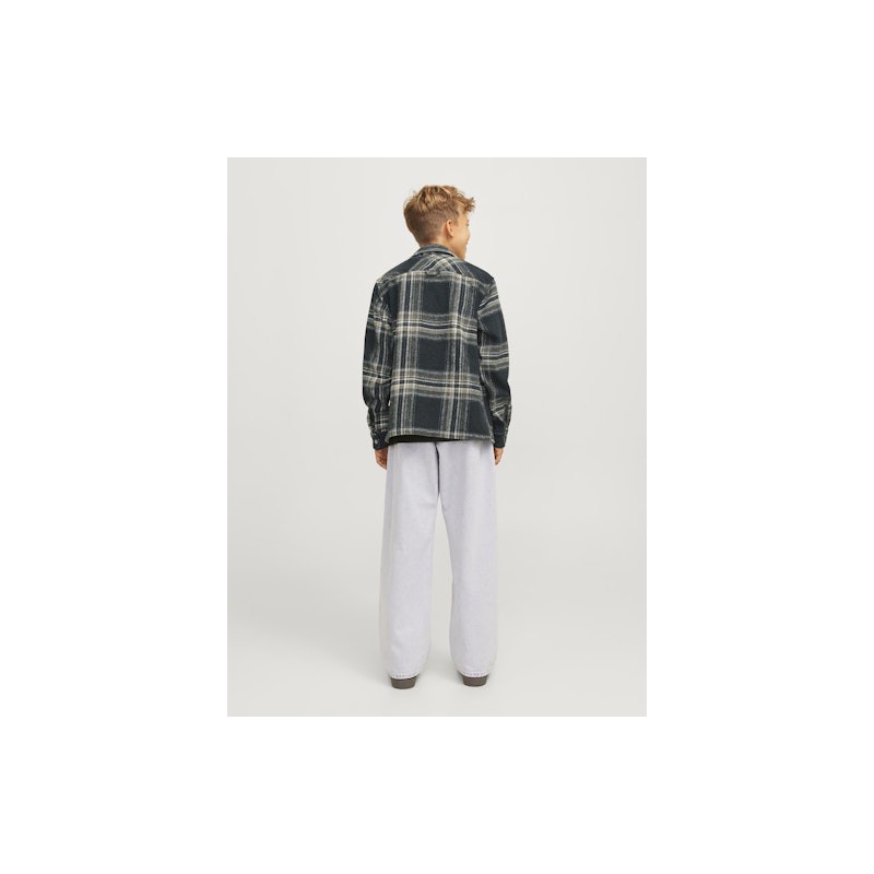 JACK & JONES Junior Vesterbro Ternet Oversize Overskjorte - Forest River