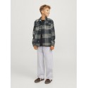 JACK & JONES Junior Vesterbro Ternet Oversize Overskjorte - Forest River