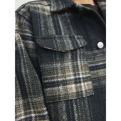 JACK & JONES Junior Vesterbro Ternet Oversize Overskjorte - Forest River