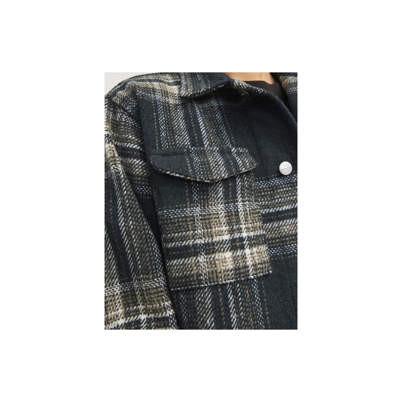 JACK & JONES Junior Vesterbro Ternet Oversize Overskjorte - Forest River