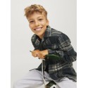 JACK & JONES Junior Vesterbro Ternet Oversize Overskjorte - Forest River