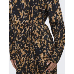 JDY Judy Midi Skjorte Kjole - Brown Sugar/Leo