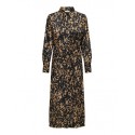 JDY Judy Midi Skjorte Kjole - Brown Sugar/Leo