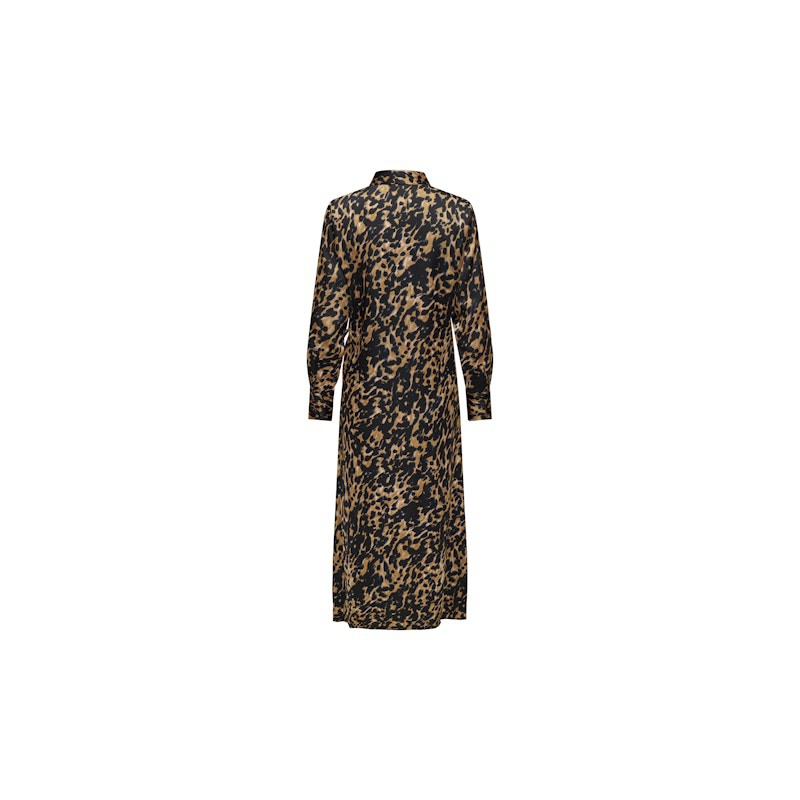 JDY Judy Midi Skjorte Kjole - Brown Sugar/Leo
