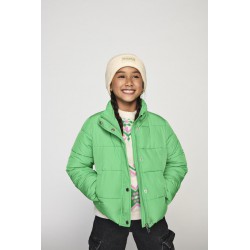 KIDS ONLY Alpha  Patch Rib Beanie - Cloud Dancer