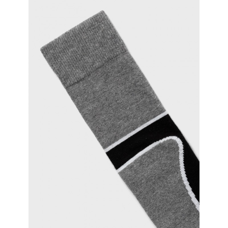 NAME IT Kids Smooth Ski Sokker - Grey Melange