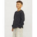 JACK & JONES Junior Jones Strik Crew Neck - Asphalt