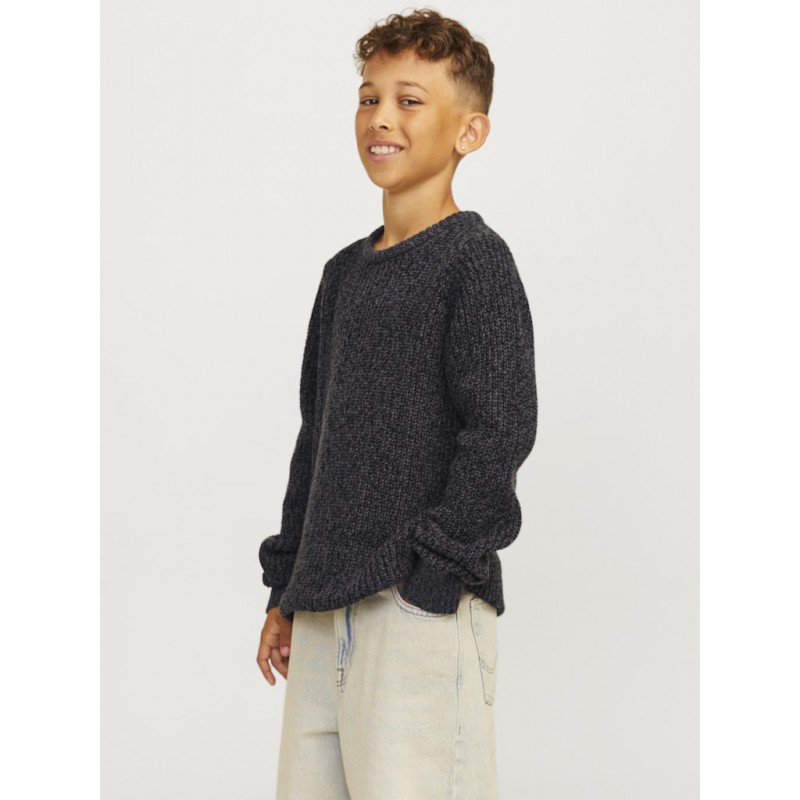 JACK & JONES Junior Jones Strik Crew Neck - Asphalt