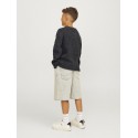 JACK & JONES Junior Jones Strik Crew Neck - Asphalt