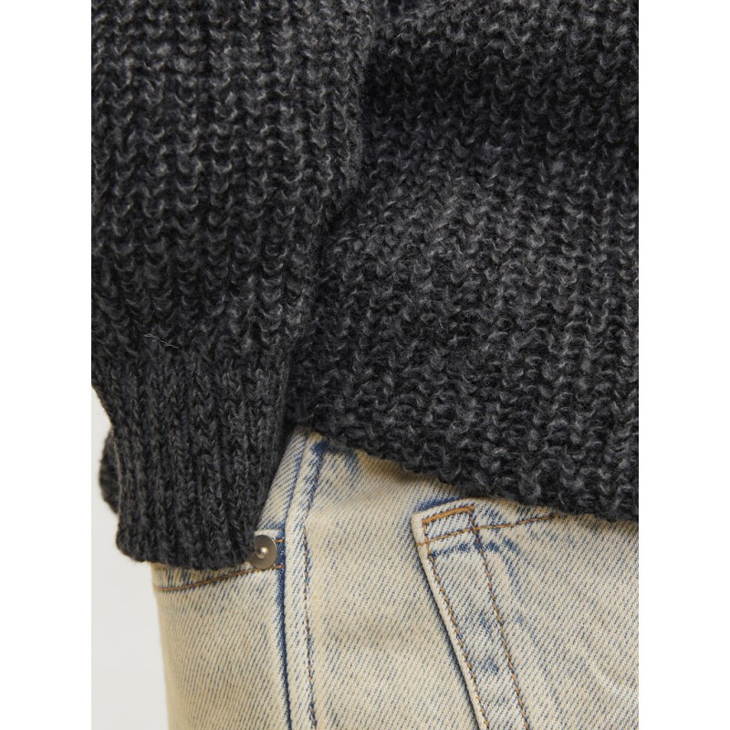 JACK & JONES Junior Jones Strik Crew Neck - Asphalt